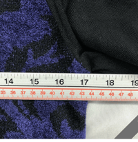 Image 4 of New Dana Buchman Black Purple Long Sleeve Casual Knit Sweater Small Women