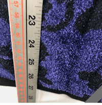 Image 5 of New Dana Buchman Black Purple Long Sleeve Casual Knit Sweater Small Women