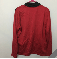 Image 2 of And1 Red and Black Full Zip Knit Windbreaker Jacket Size Medium Mens Casual
