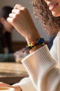 Image 5 of 💚Autism Awareness Multi-spectrum Bracelet ( unisex)