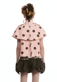 Image 17 of Two-tone printed short-sleeve jacket