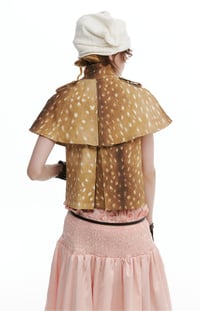 Image 11 of Two-tone printed short-sleeve jacket
