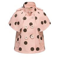 Image 12 of Two-tone printed short-sleeve jacket