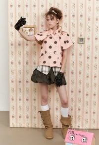 Image 15 of Two-tone printed short-sleeve jacket