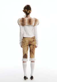 Image 16 of Two-Tone Shaped Plush Vest