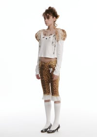 Image 17 of Two-Tone Shaped Plush Vest