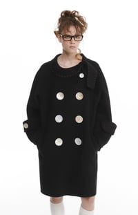 Image 9 of Reversible Wool Coat-Natural Mother-of-Pearl Buttons