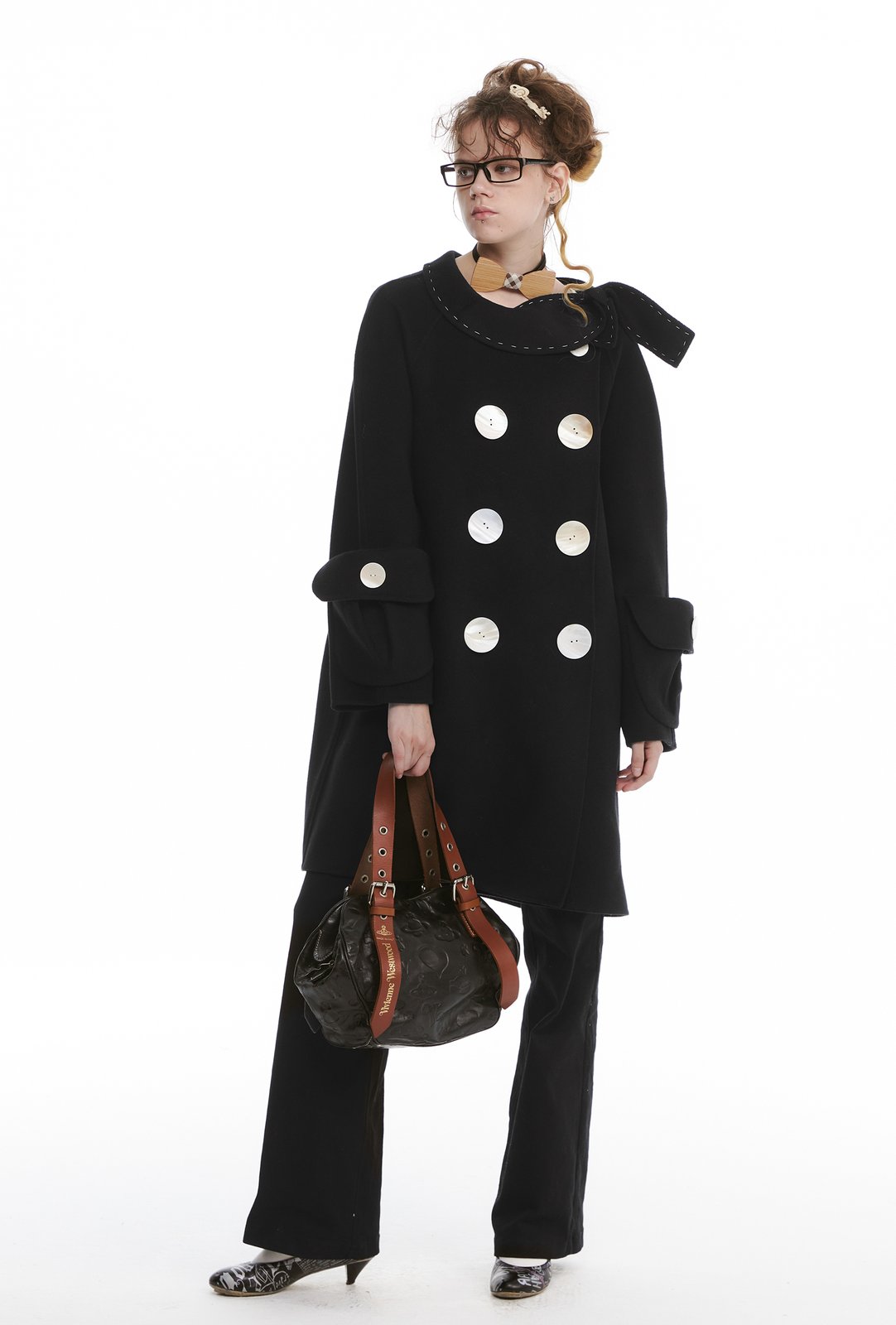 Reversible Wool Coat-Natural Mother-of-Pearl Buttons | nit alcove