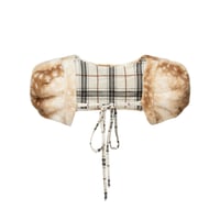 Image 12 of Two-Tone Shaped Plush Vest