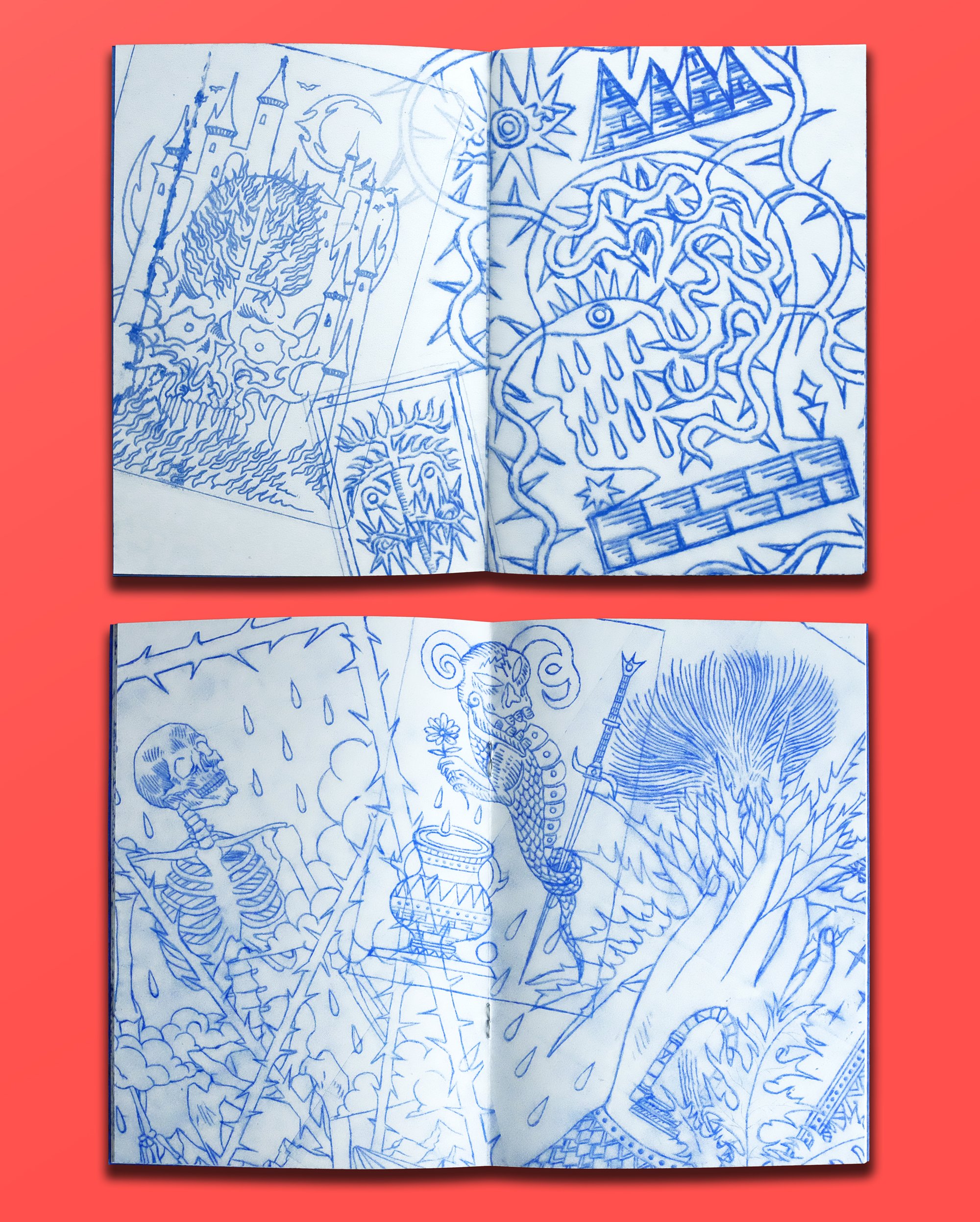 Image of LINO STENCILS ZINE