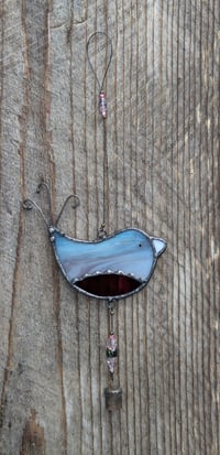 Image 2 of "Bonita" Stained Glass Bird Suncatcher