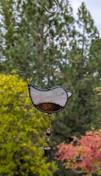 Image 1 of "Bonita" Stained Glass Bird Suncatcher
