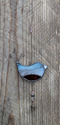 Image 3 of "Bonita" Stained Glass Bird Suncatcher