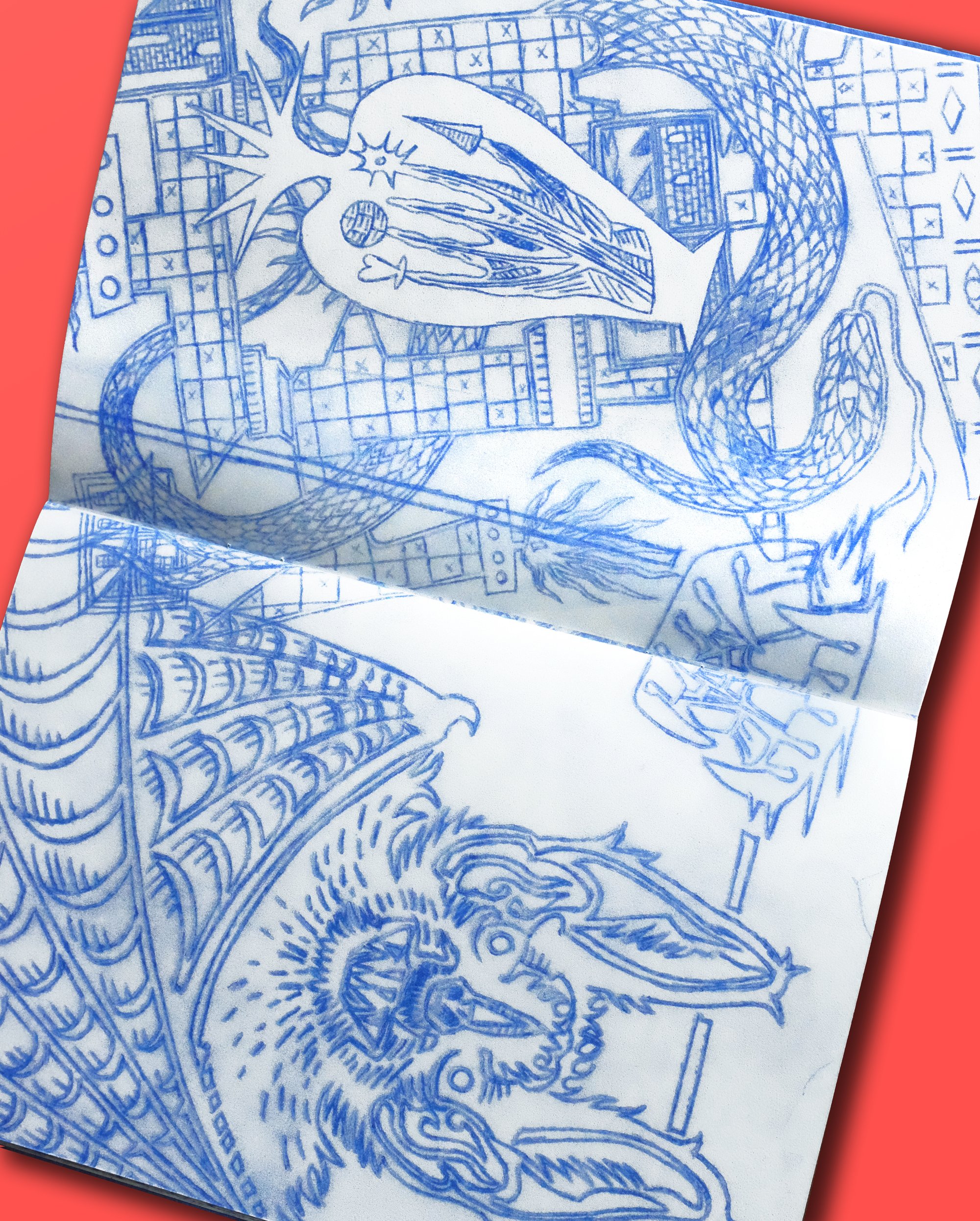 Image of LINO STENCILS ZINE