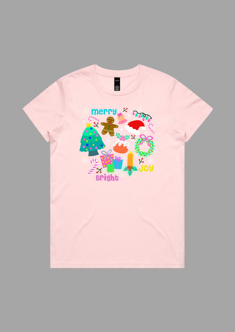 PRE ORDER - MERRY & BRIGHT TSHIRT