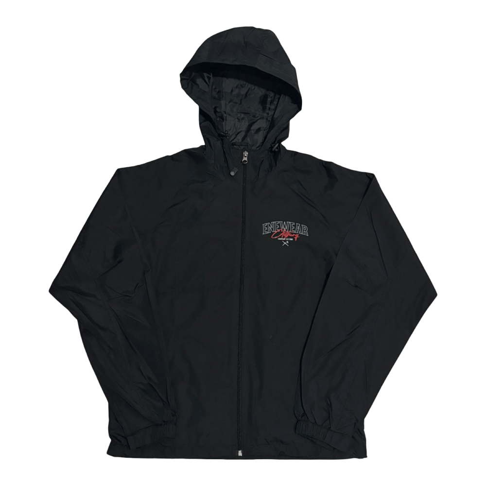 Image of CULTURE IS EVERYTHING (RAIN JACKET) BLACK