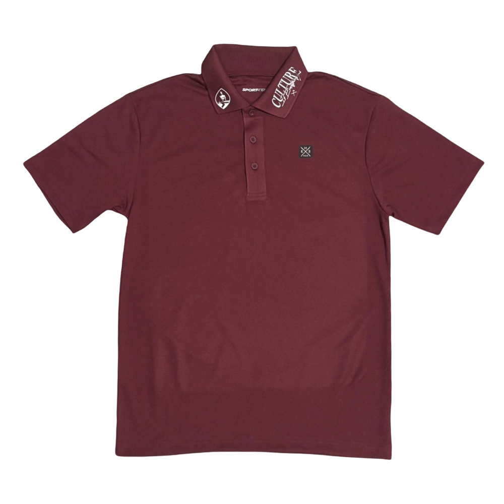 Image of CULTURE IS EVERYTHING (POLOS) MAROON