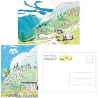 2 cartes postales d'estive