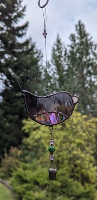 Image 1 of "Continga" Stained Glass Bird Suncatcher