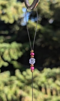 Image 3 of "Amelia" Stained Glass Bird Suncatcher