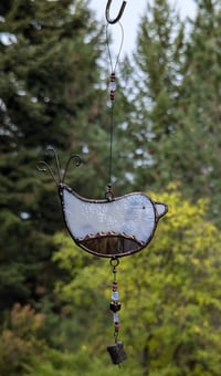 Image 1 of "Amelia" Stained Glass Bird Suncatcher