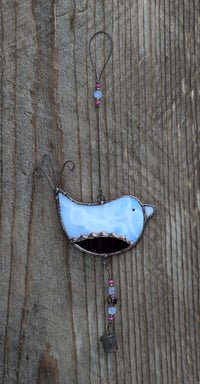 Image 2 of "Amelia" Stained Glass Bird Suncatcher