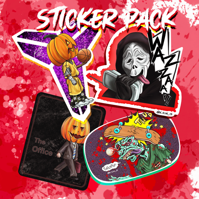 MINI STICKER SPOOKY PACK 