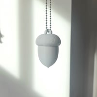 White Hanging Acorn Decoration - LAST ONE LEFT