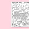 PRÉCOMMANDE - Calendrier de l'Avent à colorier 