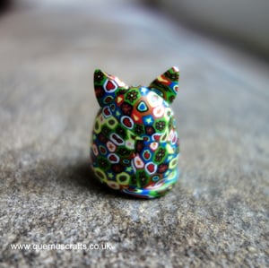 Wee Venetian Millefiori Cat #2