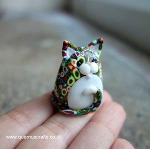 Wee Venetian Millefiori Cat #3