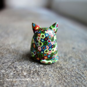 Wee Venetian Millefiori Cat #4