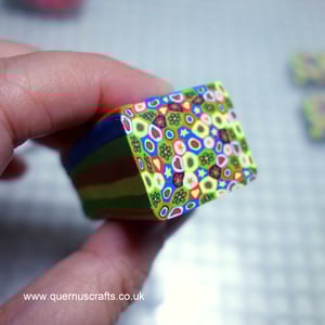 Wee Venetian Millefiori Cat #6