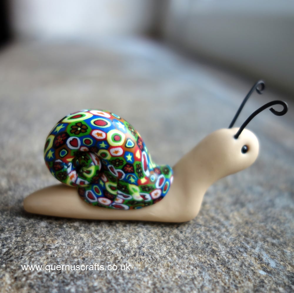  Wee Venetian Millefiori Snail #1