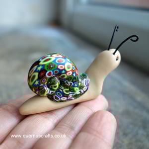  Wee Venetian Millefiori Snail #1
