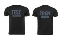TEST THE LIMITS / TREN HARD T-SHIRT CHARCOAL/BLACK