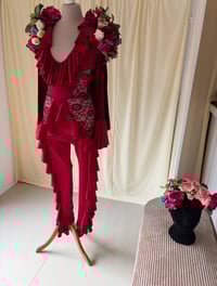 Image 2 of Crimson Rose Muse – Day of the Dead Inspired Floral Couture Set