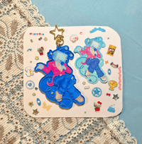 Image 1 of Mr. Ant Tenna sticker & keychain
