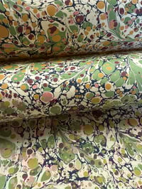 Image 1 of Hand Marbled 'Wild Flowers' hand marbled papers // 3 sheets available 