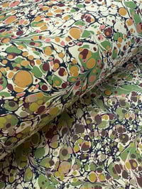 Image 5 of Hand Marbled 'Wild Flowers' hand marbled papers // 3 sheets available 