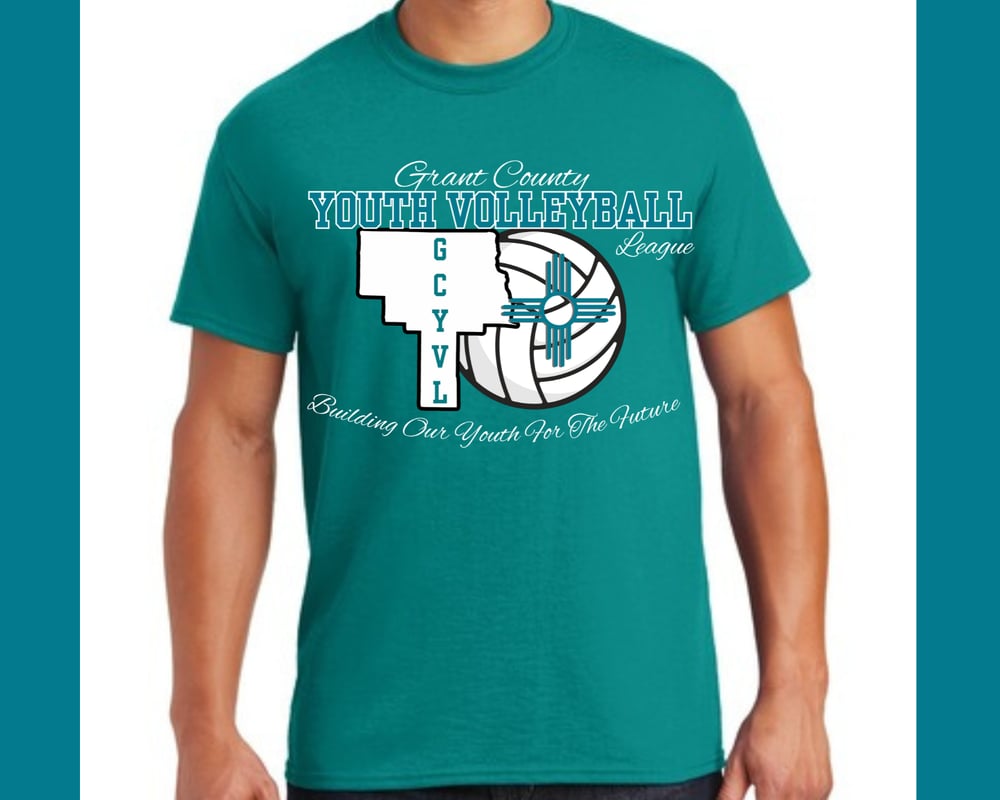 Image of GCYVL volleyball league shirt