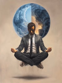 Image 1 of "Between Stillness and Storm" Original Painting