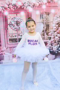 Image 1 of Pink Sugar Plum Fairy Tutu Bodysuit Leotard Girl’s Tulle Girls Winter Dress  Party Set