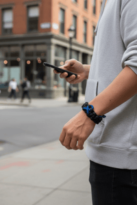 Image 4 of 💙Autism Awareness Bracelet (unisex) blue ribbon