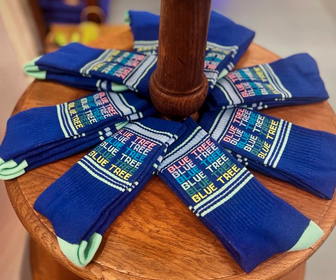 Blue Tree Socks! - Image 1 of 2