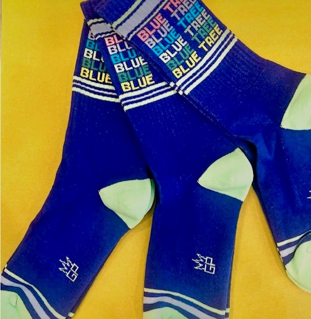 Blue Tree Socks! - Image 2 of 2