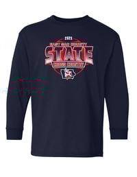 Image 1 of NAVY State XC LONG Sleeve T-shirt