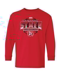 Image 1 of RED State XC LONG Sleeve T-shirt