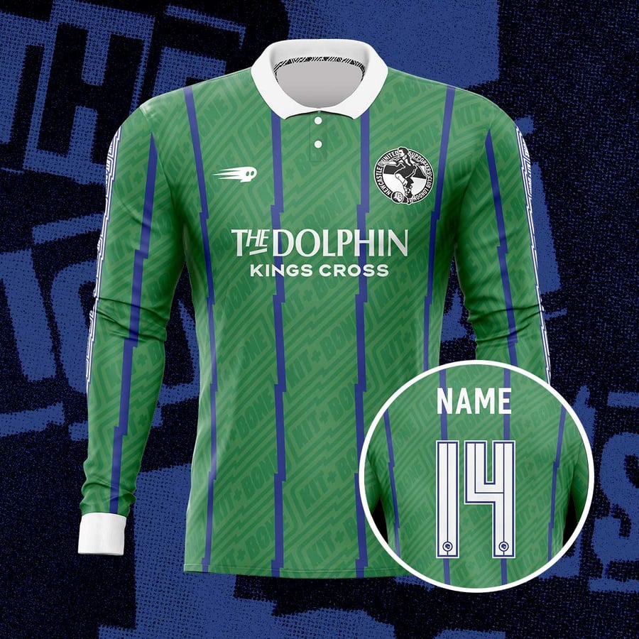 Image of London Mags Away Shirt Long Sleeve Customised