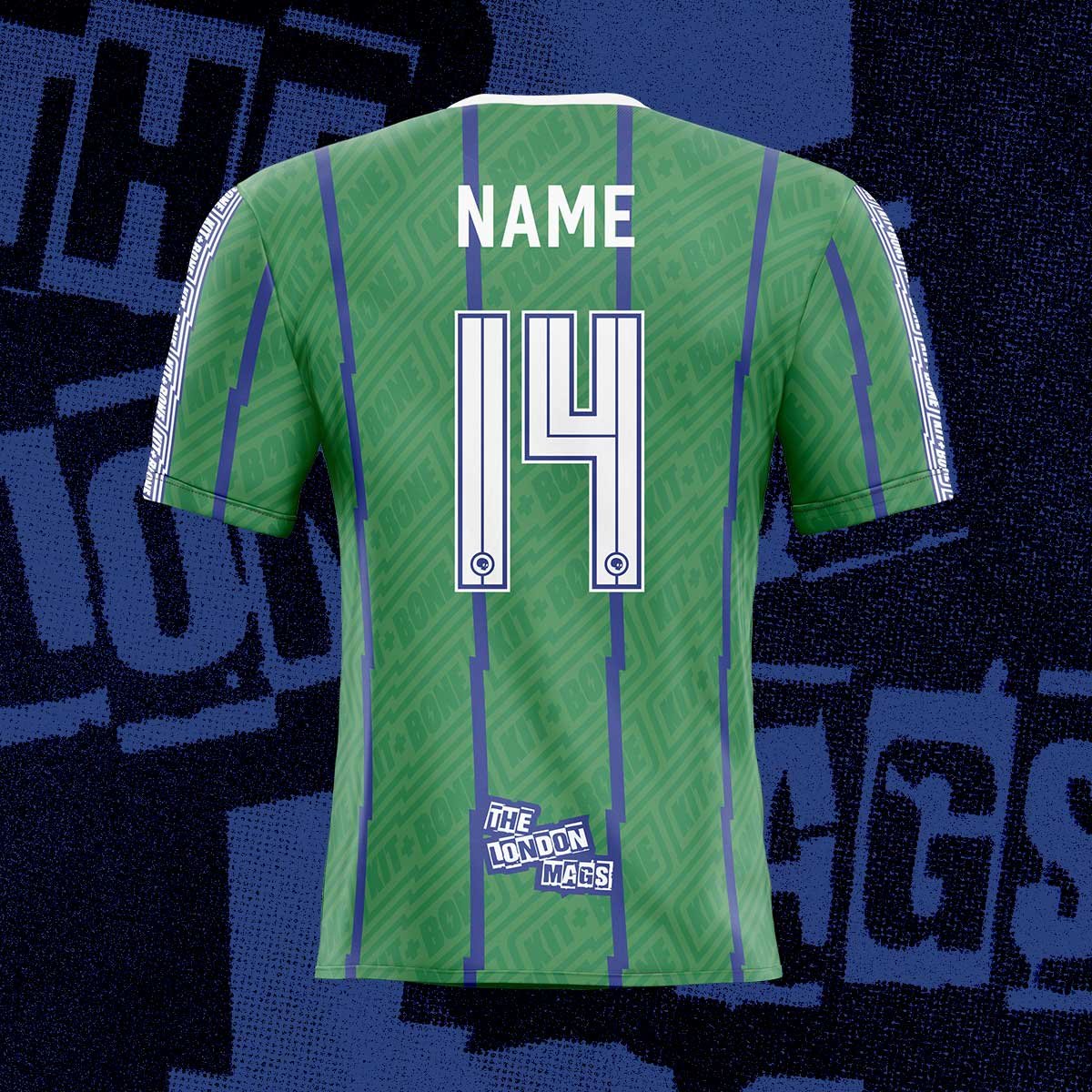 Image of London Mags Away Shirt Short Sleeve Customised